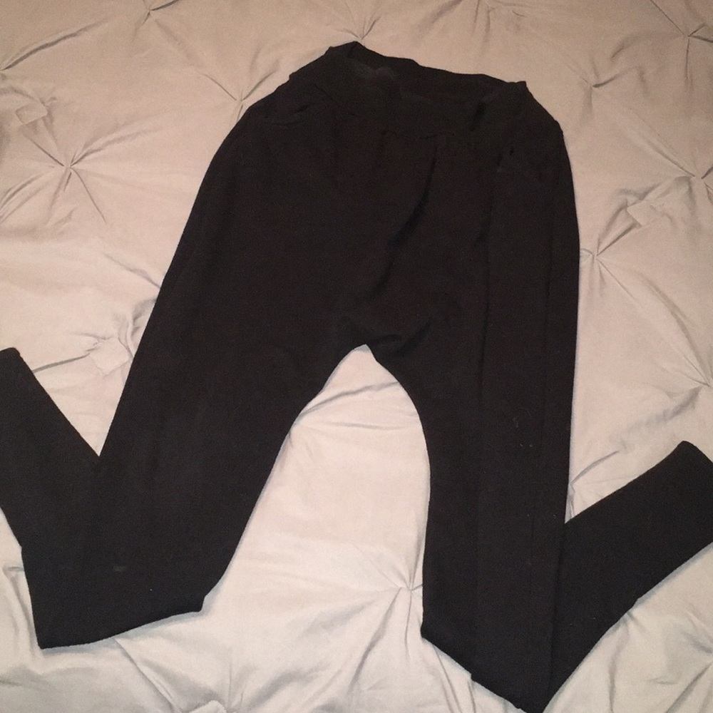 Low cropped leggings/ dance pants